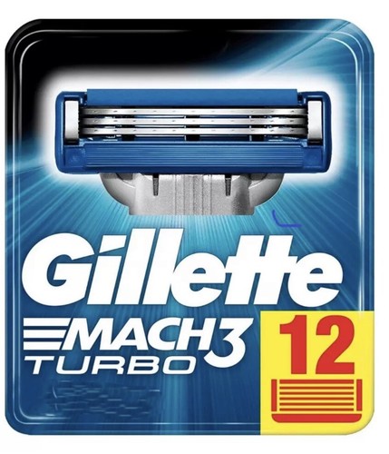 Gillette mach3 turbo - 12,