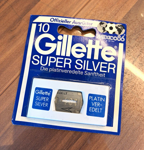 Gillette super silver herren - silver,